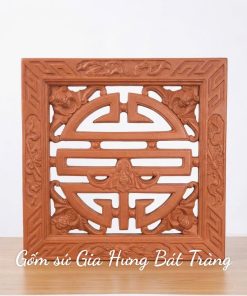 Gạch gốm chữ thọ vuông 50cm 60cm