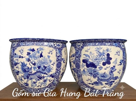Thống gốm sứ Bát Tràng