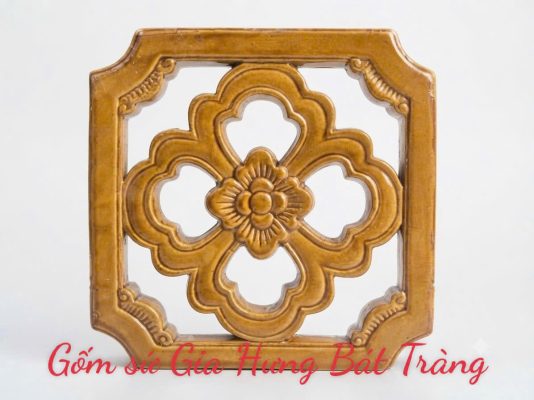 Gạch thông gió gốm bát tràng gạch hoa Bưởi