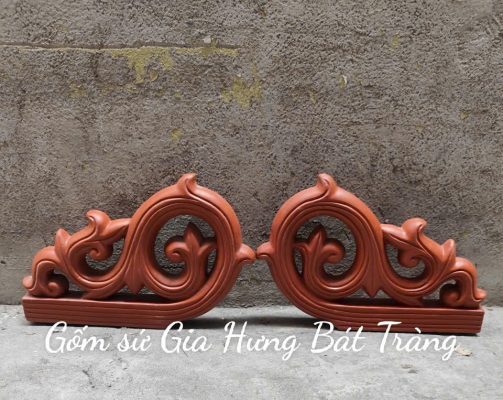Bộ rồng đao gắn mái đình chùa