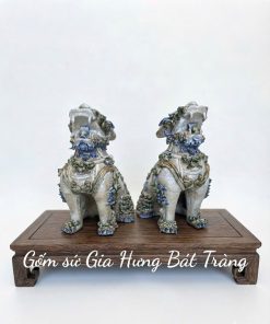 Tượng nghê gốm bát tràng cao 70cm